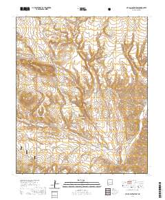 O Bar O Canyon East 2020 topographic map thumbnail