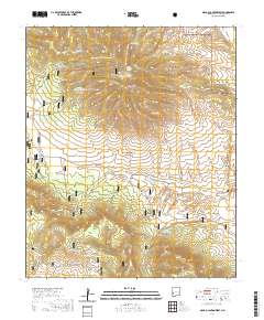 O Bar O Canyon West 2020 topographic map thumbnail