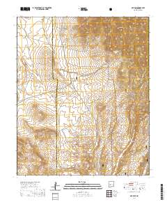 Oak Peak 2020 topographic map thumbnail