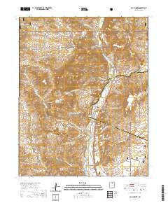 Ojo Caliente 2020 topographic map thumbnail