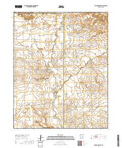 Ojo Encino Mesa 2020 topographic map thumbnail