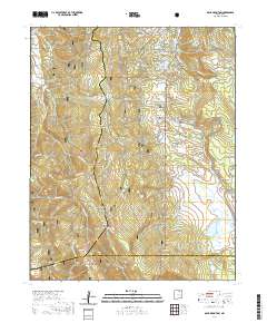 Osha Mountain 2020 topographic map thumbnail
