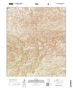 Packsaddle Canyon 2020 topographic map thumbnail