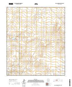 Paduca Breaks West 2020 topographic map thumbnail