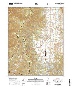 Palo Flechado Pass 2020 topographic map thumbnail