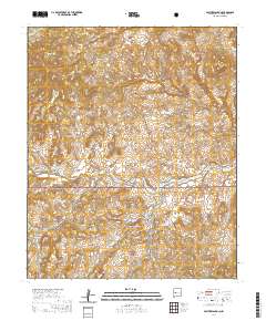 Pasture Canyon 2020 topographic map thumbnail