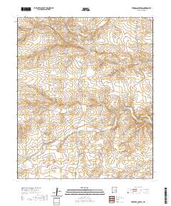 Pedernal Arroyo 2020 topographic map thumbnail