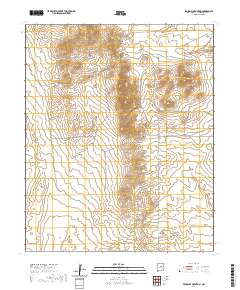 Pedernal Mountain 2020 topographic map thumbnail