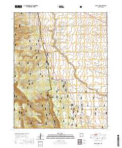 Petaca Peak 2020 topographic map thumbnail