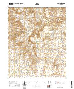 Pinavete Canyon 2020 topographic map thumbnail