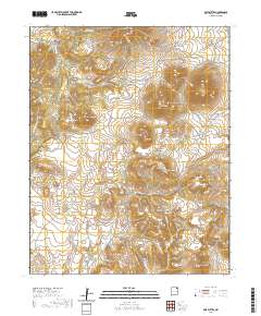 Pine Buttes 2020 topographic map thumbnail
