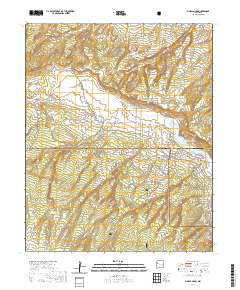 Pine Canyon 2020 topographic map thumbnail