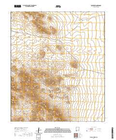 Playas Peak 2020 topographic map thumbnail