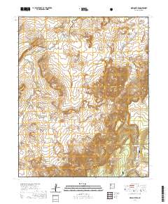 Mesa Cortada 2020 topographic map thumbnail