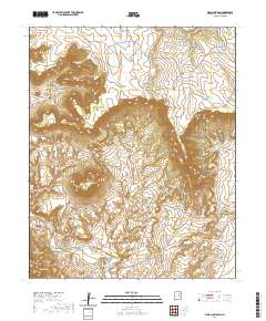 Mesa Lauriano 2020 topographic map thumbnail