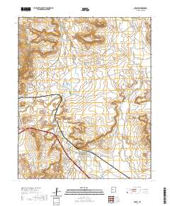 Mesita 2020 topographic map thumbnail