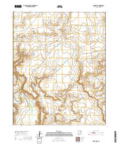 Minese Mesa 2020 topographic map thumbnail