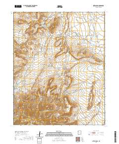 Mitten Rock 2020 topographic map thumbnail