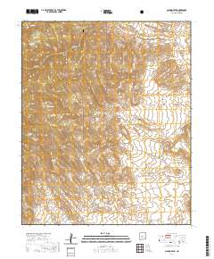 Molino Peak 2020 topographic map thumbnail
