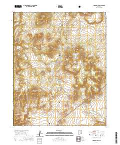 Montoso Peak 2020 topographic map thumbnail