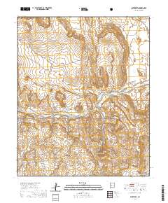 Puertecito 2020 topographic map thumbnail
