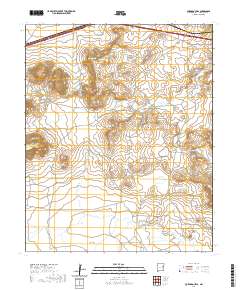 Quemado Hills 2020 topographic map thumbnail