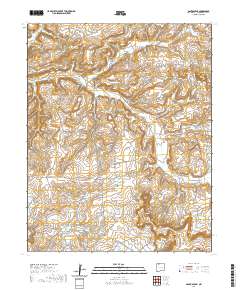 Santos Peak 2020 topographic map thumbnail