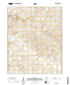 Seven Lakes 2020 topographic map thumbnail
