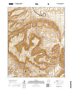 San Lucas Dam 2020 topographic map thumbnail