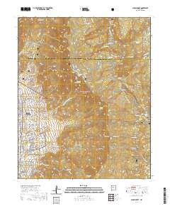 Sandia Crest 2020 topographic map thumbnail