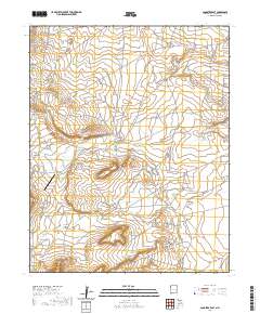 Sanostee East 2020 topographic map thumbnail