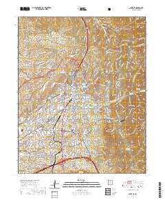 Santa Fe 2020 topographic map thumbnail