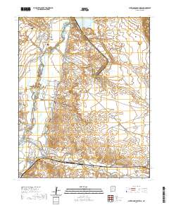 Santo Domingo Pueblo 2020 topographic map thumbnail