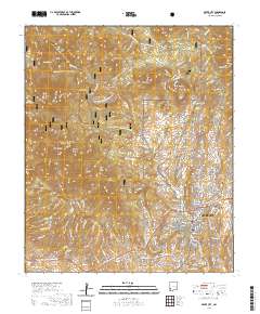 Silver City 2020 topographic map thumbnail