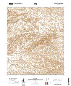 Sixteenmile Draw West 2020 topographic map preview
