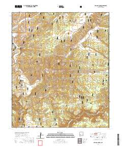 Spring Canyon 2020 topographic map thumbnail