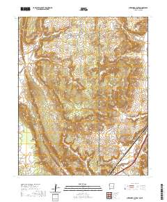 Surrender Canyon 2020 topographic map thumbnail