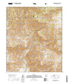 Surveyors Canyon 2020 topographic map thumbnail