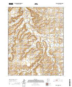 Tafoya Canyon 2020 topographic map preview