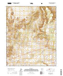 Tejana Mesa SW 2020 topographic map thumbnail