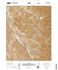 Tesuque 2020 topographic map thumbnail