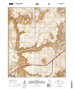 Tetilla Peak 2020 topographic map thumbnail