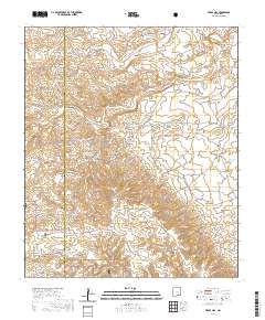 Texas Hill 2020 topographic map thumbnail