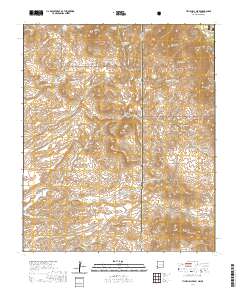Tillie Hall Peak 2020 topographic map thumbnail