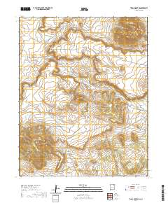 Tinaja Mountain 2020 topographic map thumbnail
