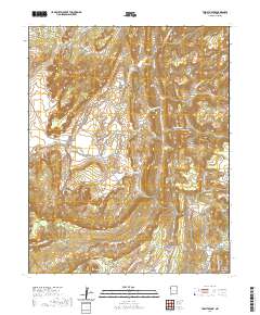 Todilto Park 2020 topographic map thumbnail