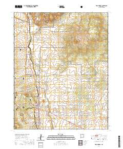 Tres Piedras 2020 topographic map thumbnail