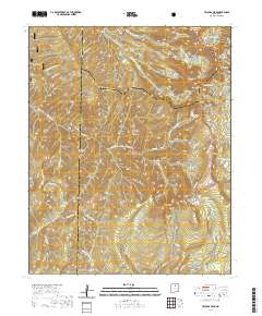 Truchas Peak 2020 topographic map thumbnail