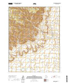 Antone Canyon 2020 topographic map thumbnail