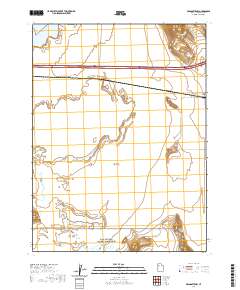 Aragonite NW 2020 topographic map thumbnail